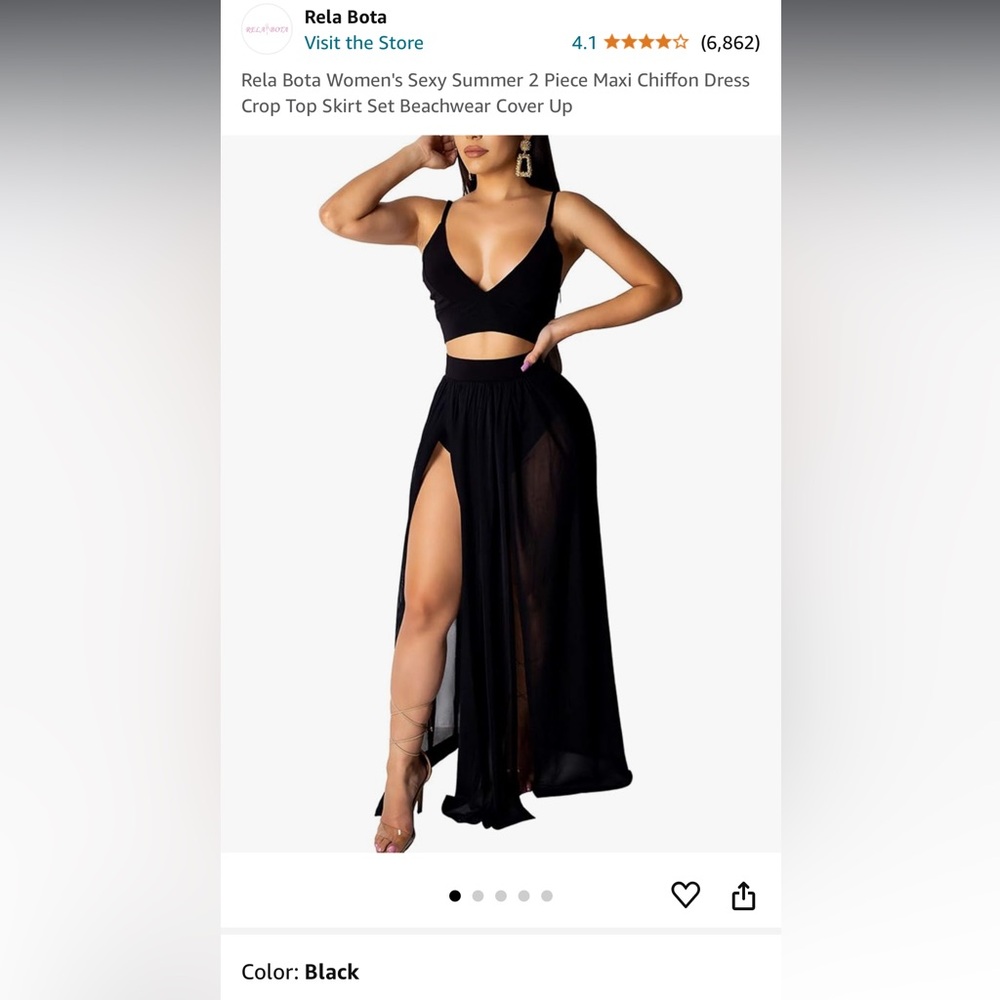 Black Coverup/Dress